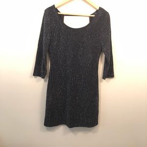 Black and Silver Dress